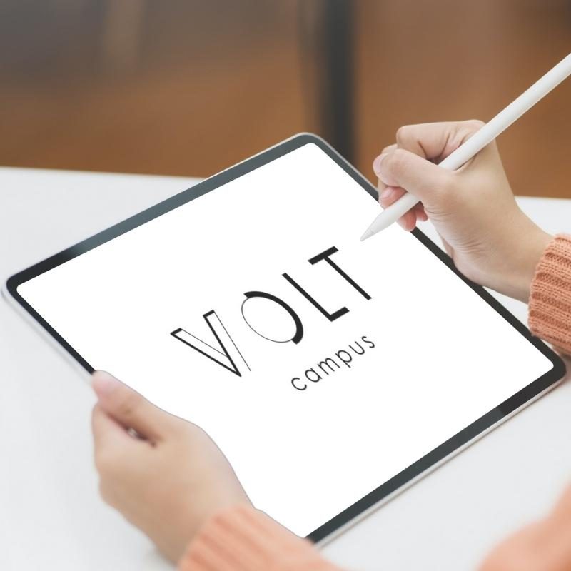 Logotypdesign Volt campus